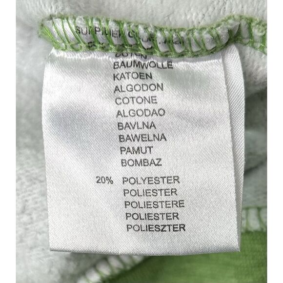 Retro Irish Green Striped Pullover Hoodie Ireland Logo Athletic Dept Boys XL Vtg - Picture 10 of 11